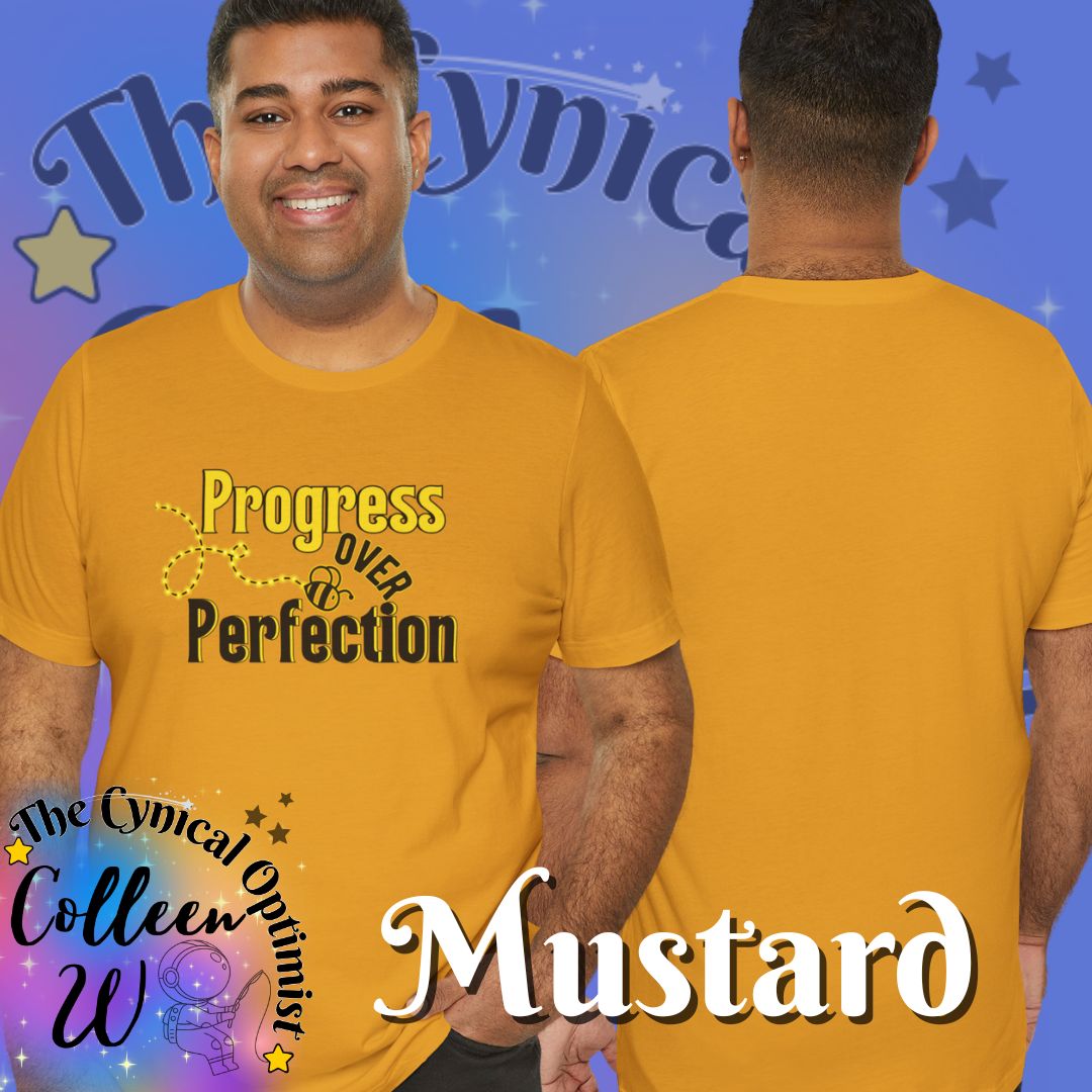 Progress Over Perfection T-Shirt | Motivational Inspirational Tee