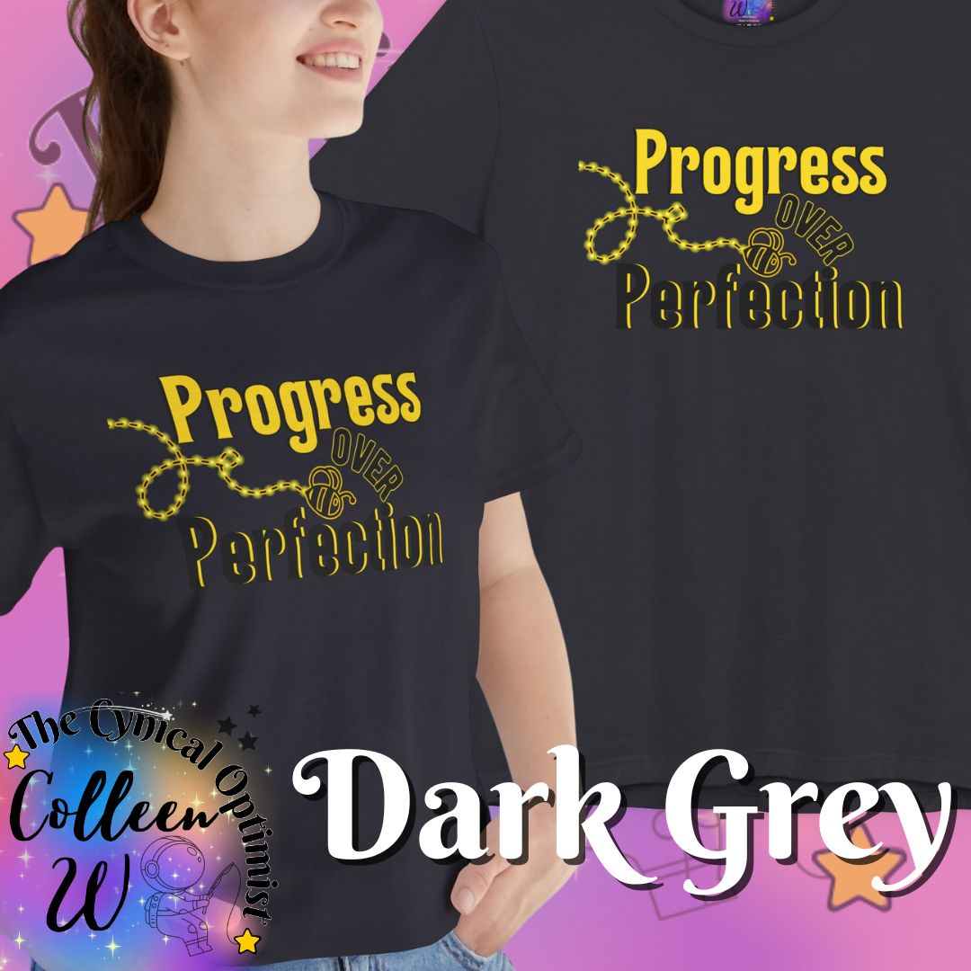 Progress Over Perfection T-Shirt | Motivational Inspirational Tee