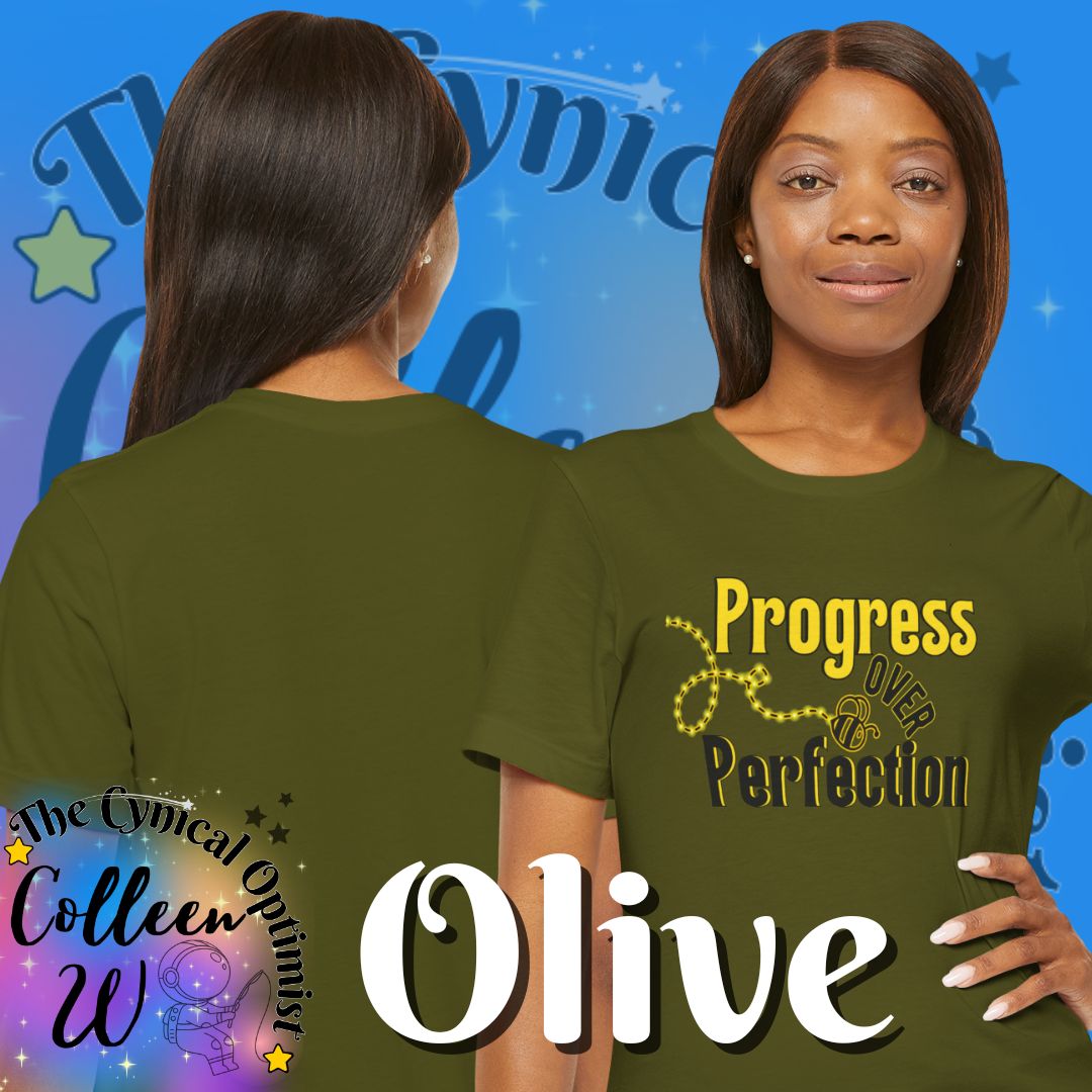 Progress Over Perfection T-Shirt | Motivational Inspirational Tee