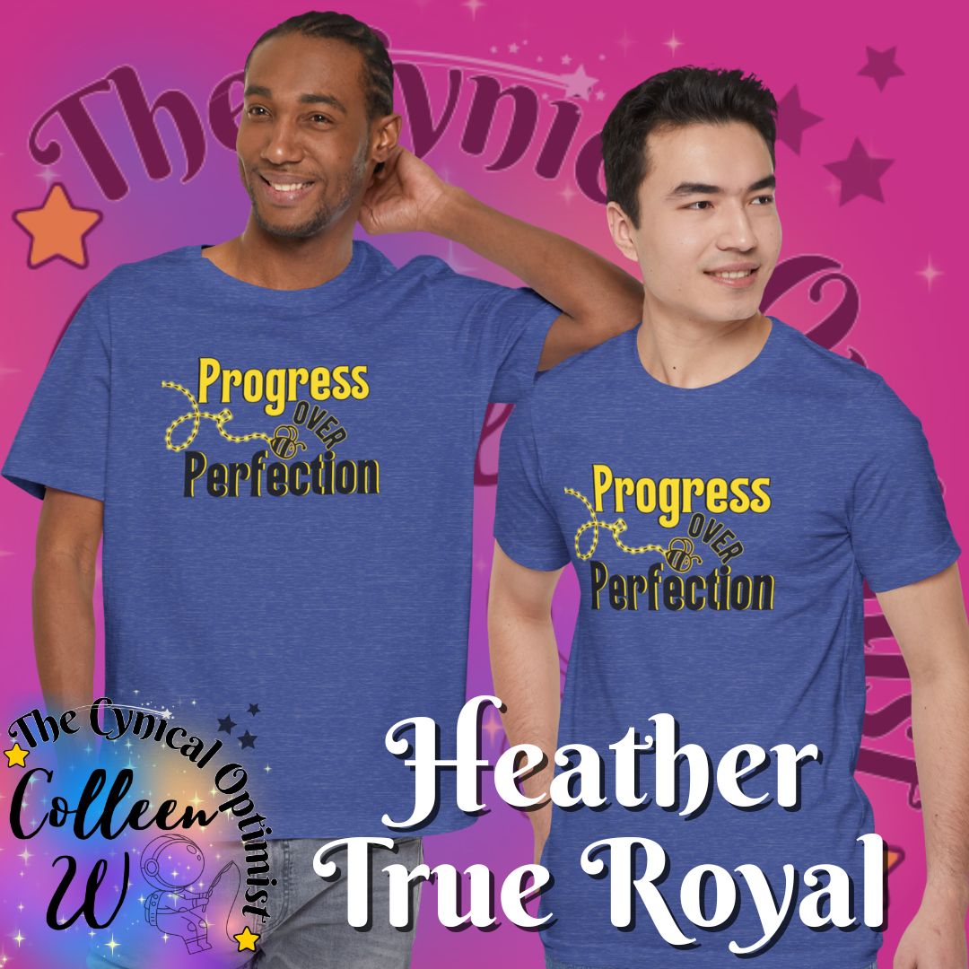 Progress Over Perfection T-Shirt | Motivational Inspirational Tee