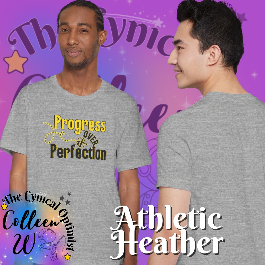 Progress Over Perfection T-Shirt | Motivational Inspirational Tee