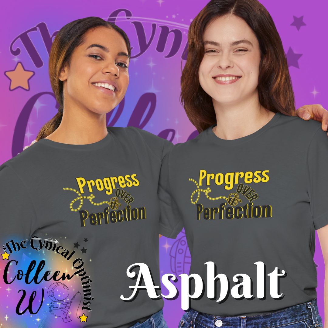 Progress Over Perfection T-Shirt | Motivational Inspirational Tee