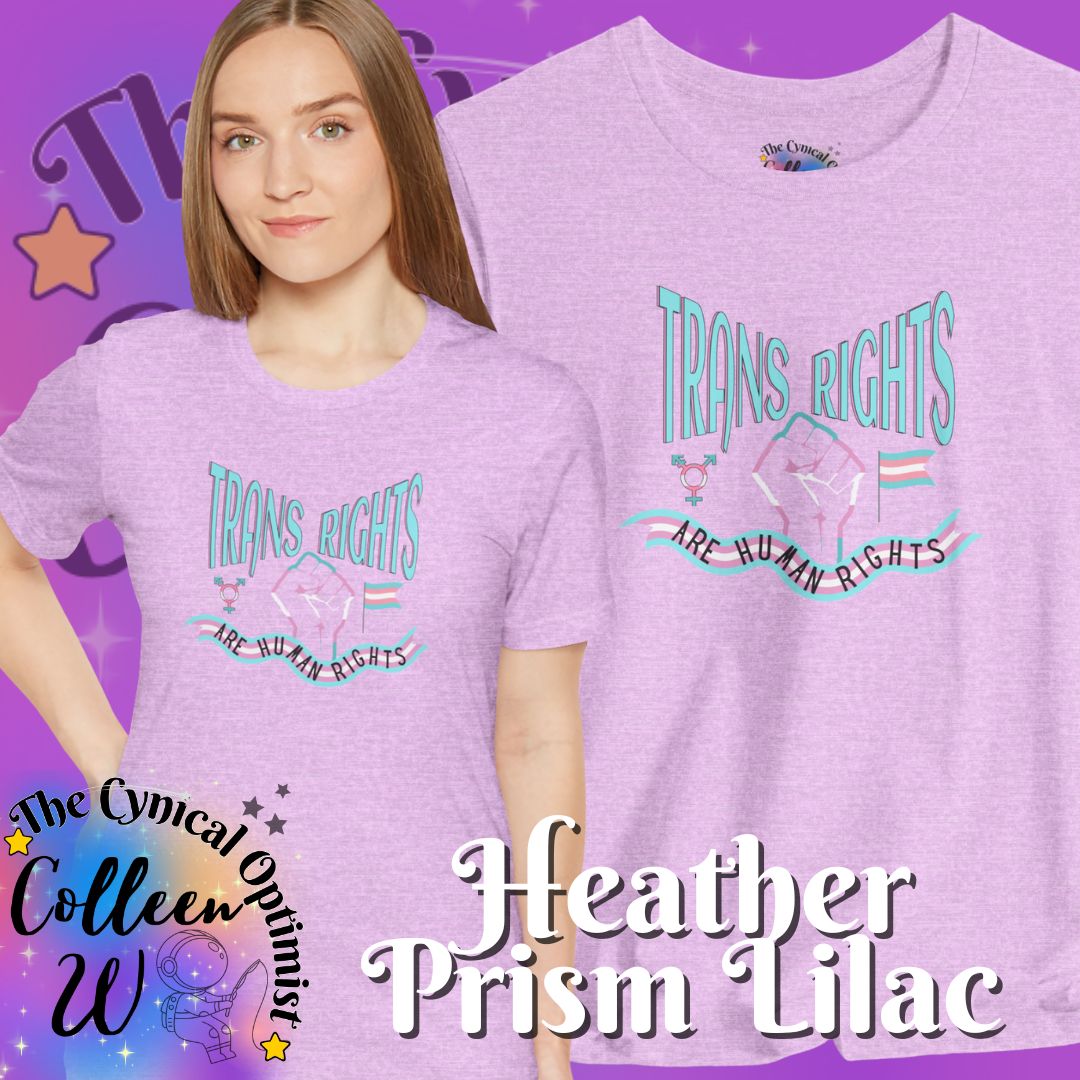 Trans Rights Tee — "Trans Rights Are Human Rights" Graphic T-Shirt
