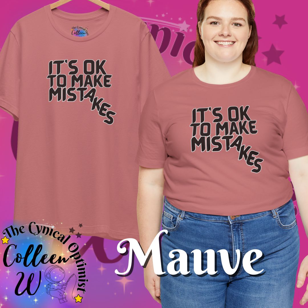 “It’s OK to Make Mistakes” Motivational T-Shirt