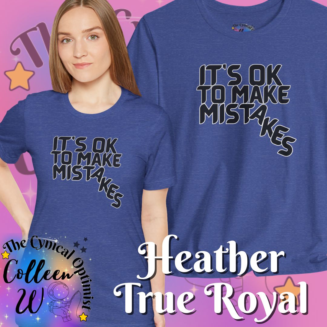 “It’s OK to Make Mistakes” Motivational T-Shirt