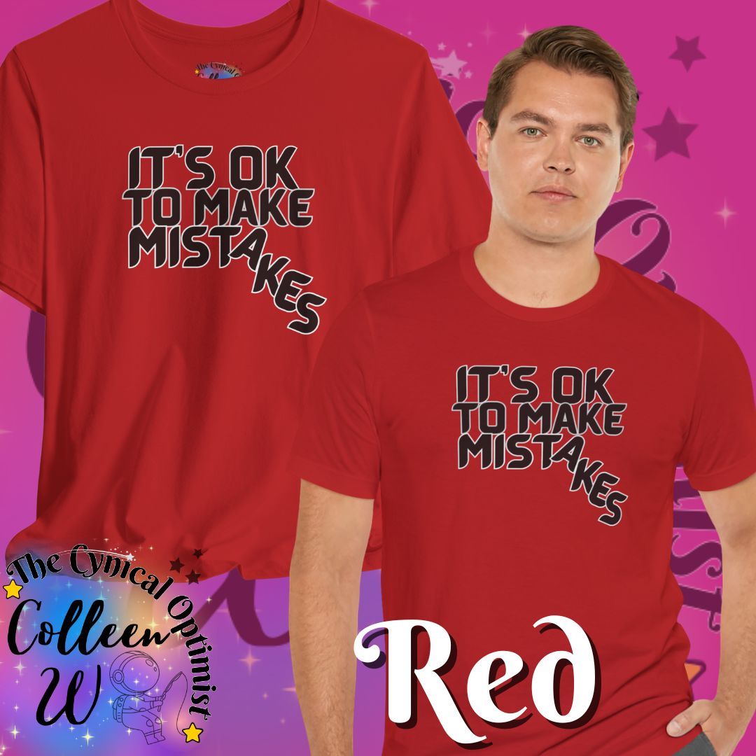 “It’s OK to Make Mistakes” Motivational T-Shirt
