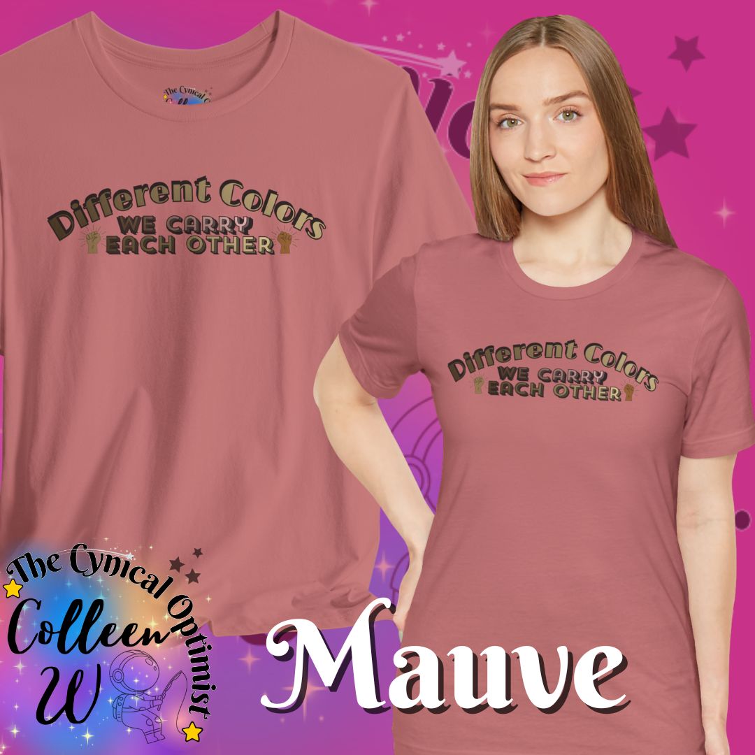 Different Colors We Carry Each Other Unisex Tee | Solidarity Shirt