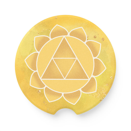 Gaming Triangle Sunshine Car Coaster - Soapstone Absorbent Coaster Set