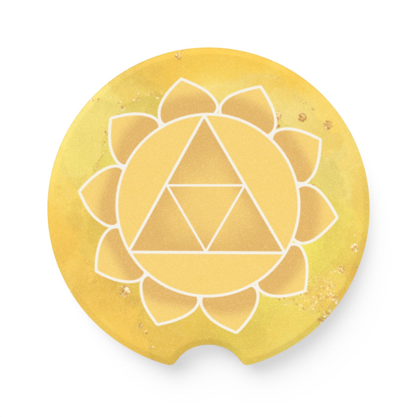 Gaming Triangle Sunshine Car Coaster - Soapstone Absorbent Coaster Set