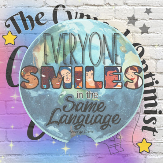 Everyone Smiles in the Same Language Car Coaster | Soapstone Unity Gift