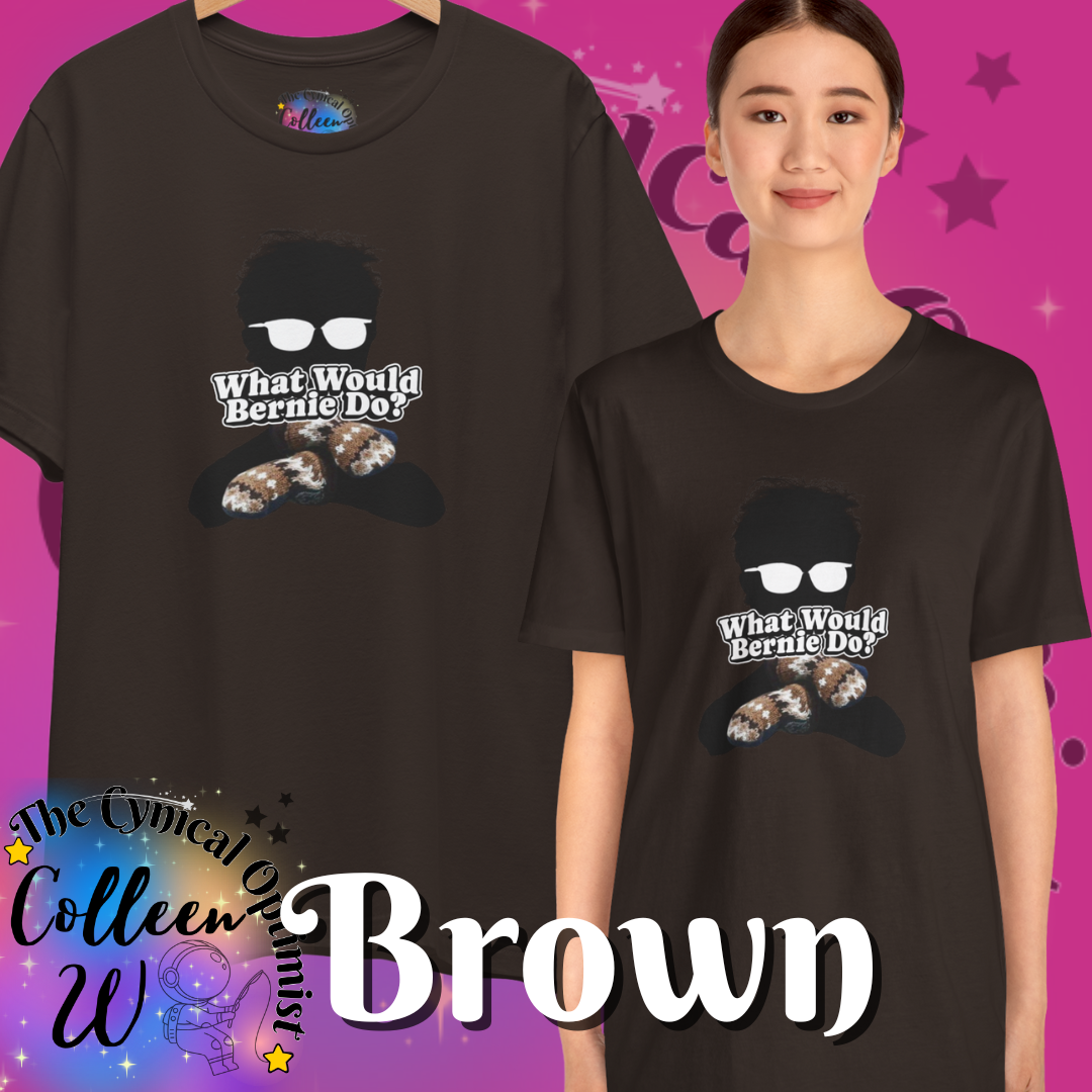 What Would Bernie Do? T-Shirt | Political Activist Tee with Iconic Glasses & Mittens