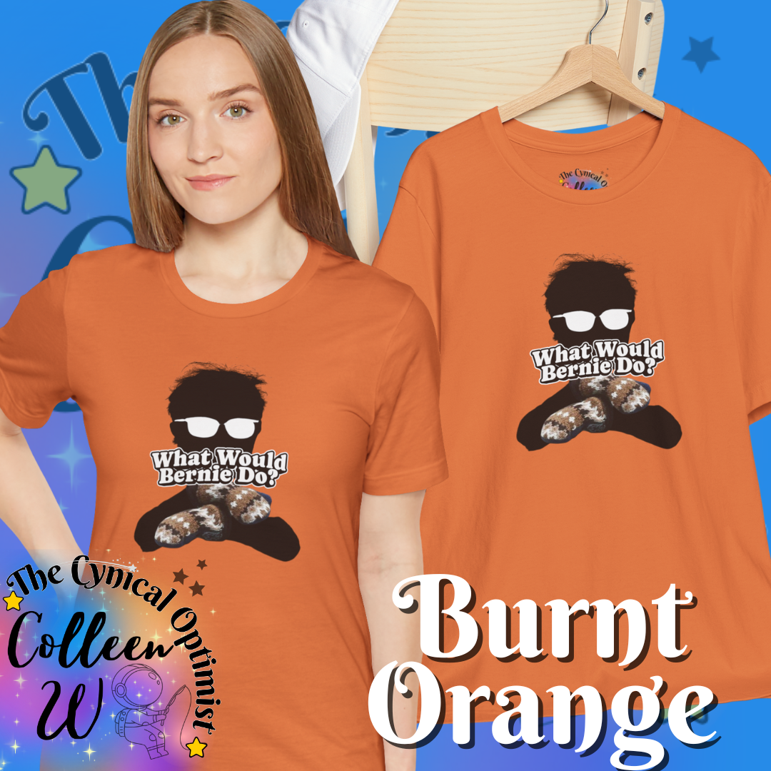 What Would Bernie Do? T-Shirt | Political Activist Tee with Iconic Glasses & Mittens