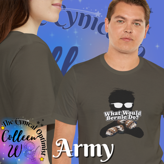 What Would Bernie Do? T-Shirt | Political Activist Tee with Iconic Glasses & Mittens