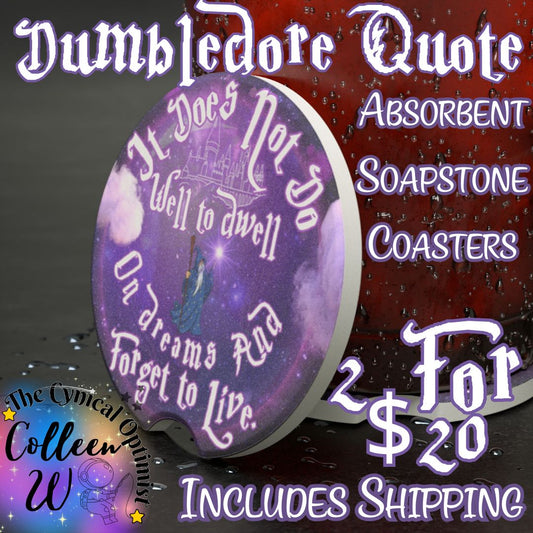 Harry Potter Inspired Car Coaster | Soapstone Cup Holder | Wizarding World Gift