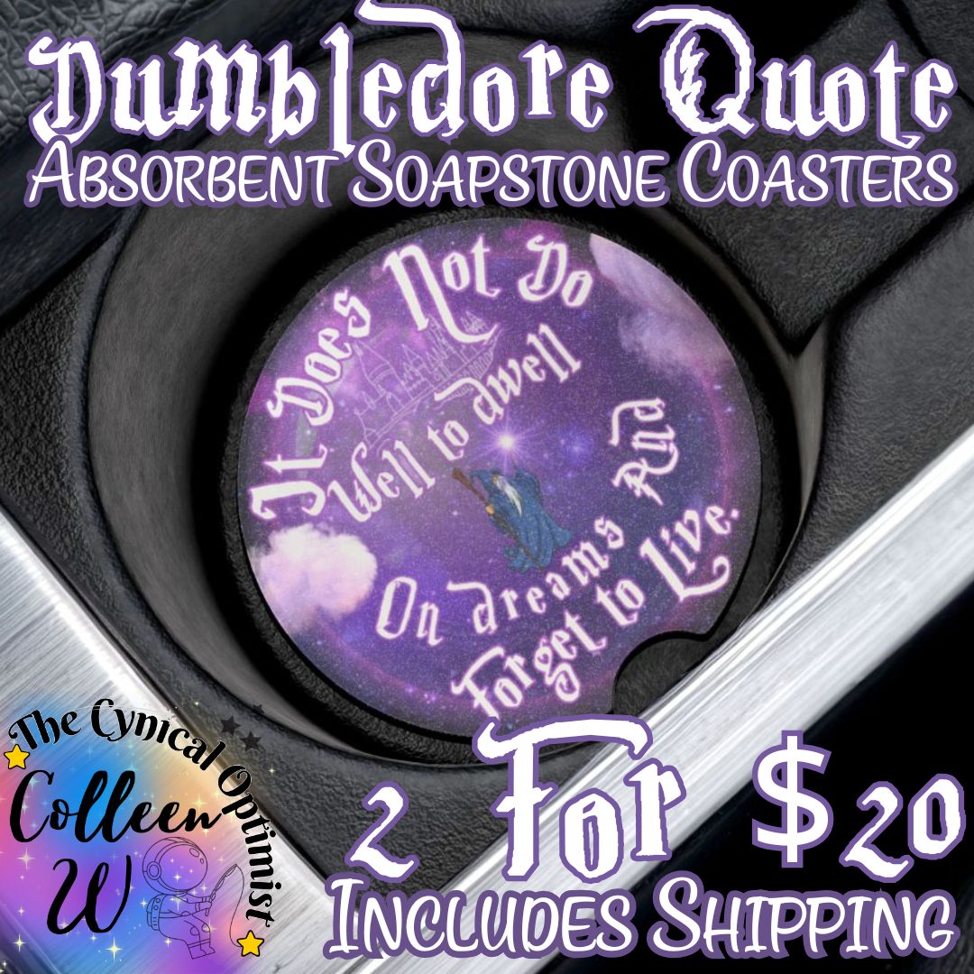 Harry Potter Inspired Car Coaster | Soapstone Cup Holder | Wizarding World Gift