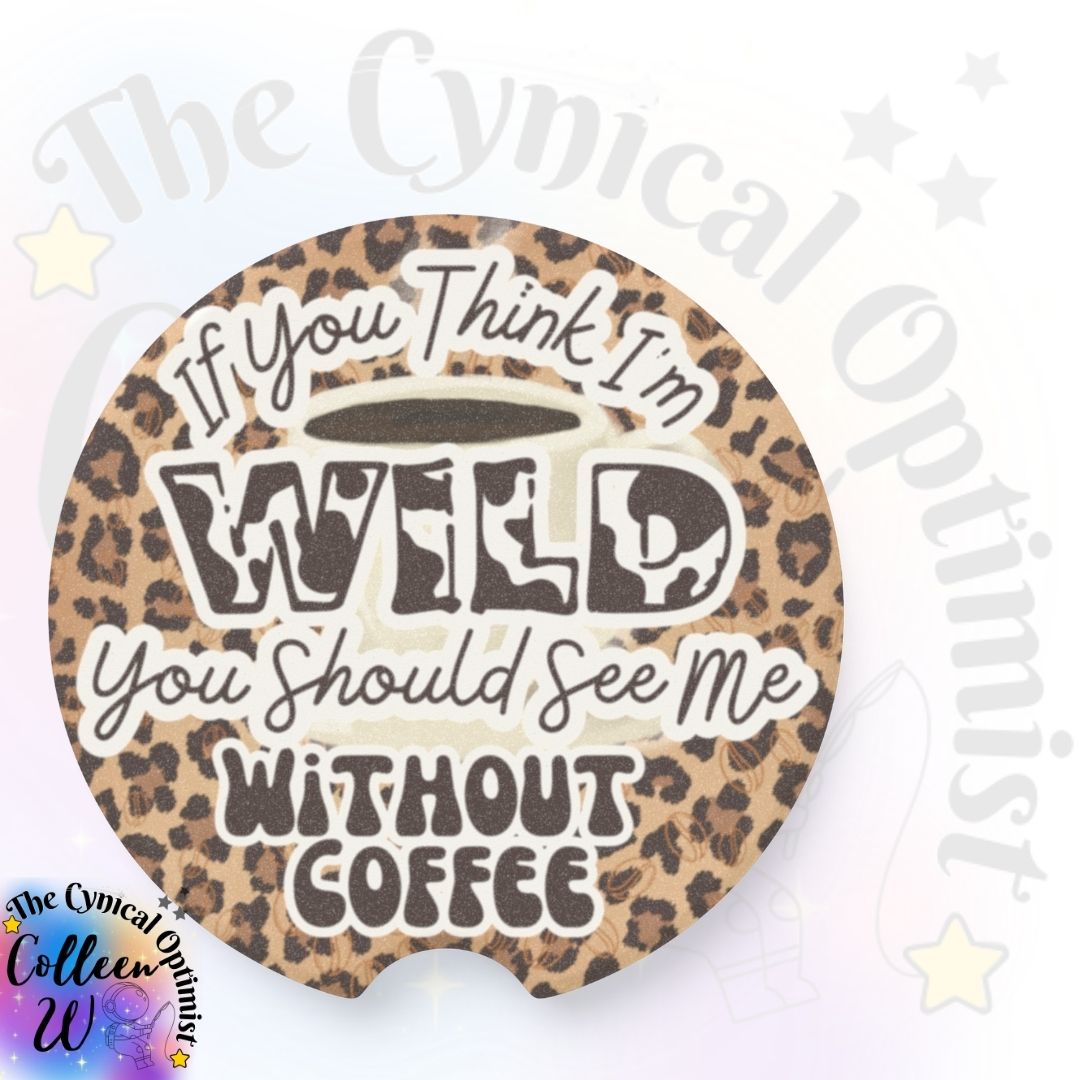 Wild Coffee Lover Coaster | Cheetah Print Absorbent Set