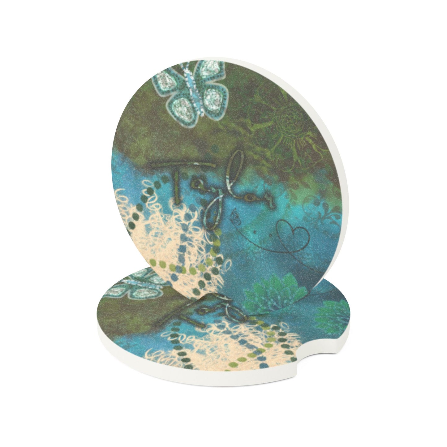 Taylor S Debut Album Car Coaster | Soapstone Cup Holder | Swift Fan Gift