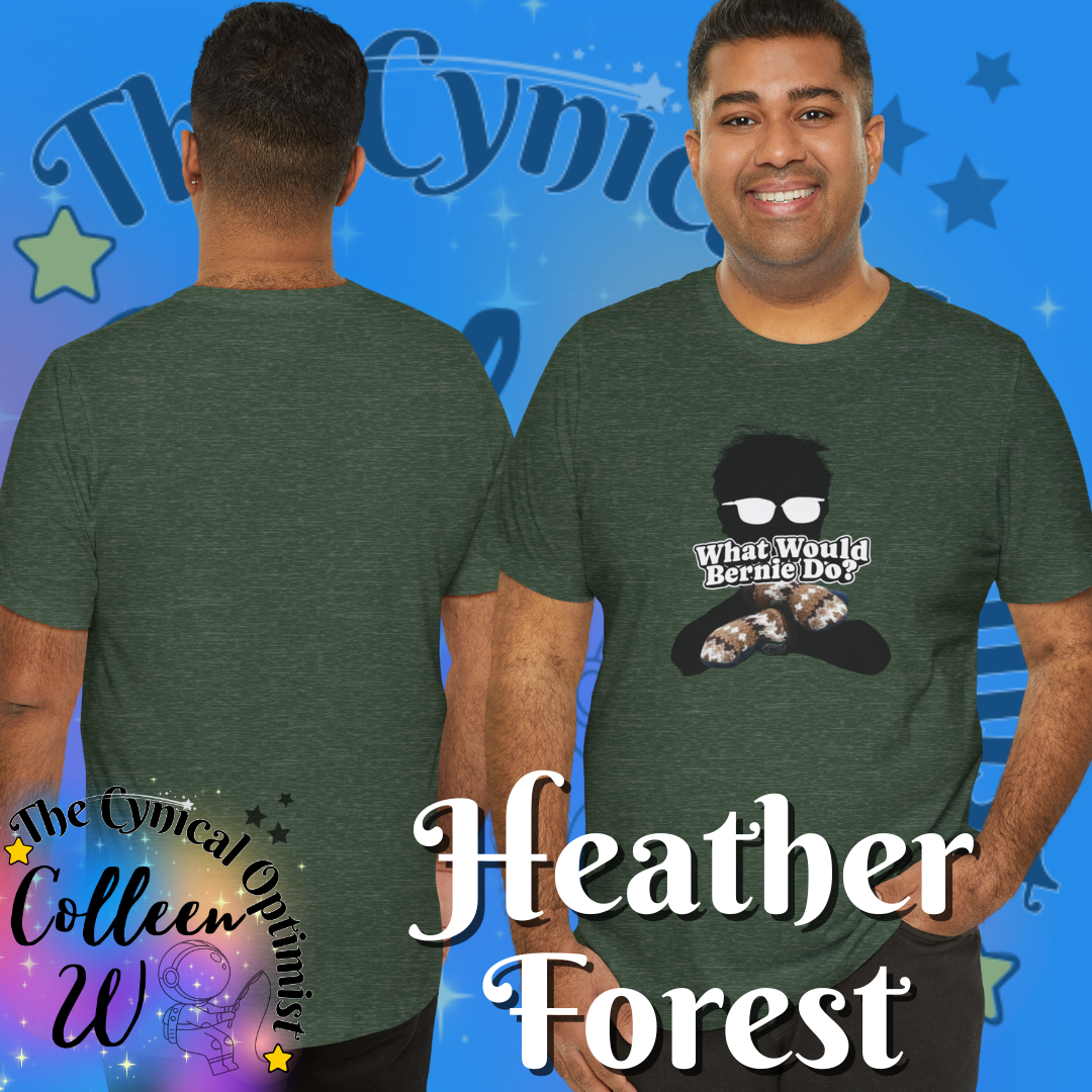 What Would Bernie Do? T-Shirt | Political Activist Tee with Iconic Glasses & Mittens