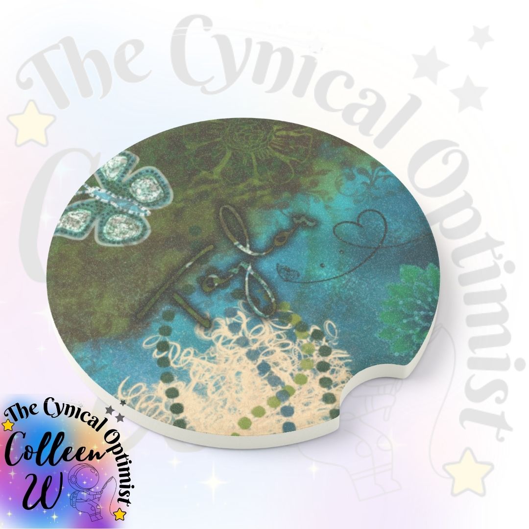 Taylor S Debut Album Car Coaster | Soapstone Cup Holder | Swift Fan Gift
