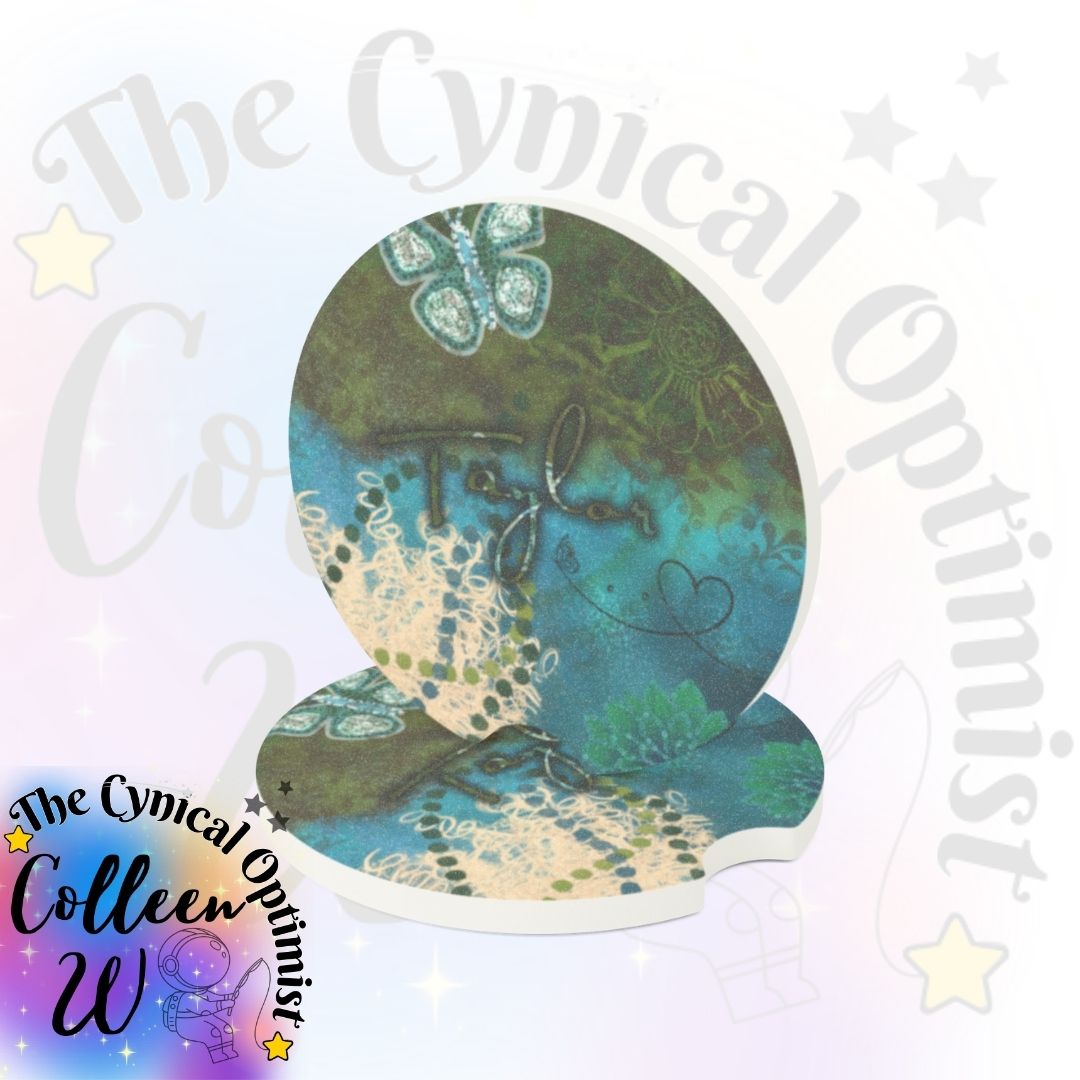 Taylor S Debut Album Car Coaster | Soapstone Cup Holder | Swift Fan Gift